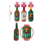 Smart Choice Christmas Plush Drink Bottle 25cm Dog Toy (Jingle Barks/Merry Mutts/Barking Bubbles)