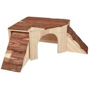 House for Rodents Kerbl 37 x 37 x 16 cm Brown Wood Rodents