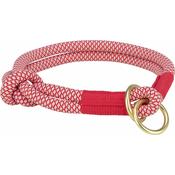 Dog Training Collars Trixie Soft Rope Red Cream L 50 cm image