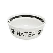 Dog Feeder Trixie White Black Ø 13 cm 250 ml image