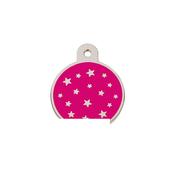 Identification plate for collar Imarc PetScribe Passion Pink Silver image