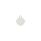 Identification plate for collar Imarc Circle White