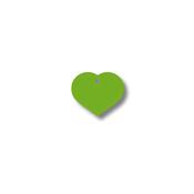 Identification plate for collar Imarc Heart Green image
