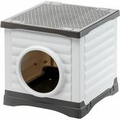 Pet bed Ferplast PETVILLA 50 Resin Thermoplastic 38,5 x 43 x 38,5 cm White Grey
