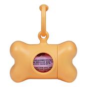 Pet Bag Dispenser United Pets Bon Ton Nano Classic Dog Orange Recycled plastic (6 x 3 x 4 cm) image