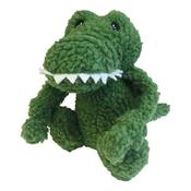 Soft toy for dogs Gloria Pinky Green Polyester polypropylene Crocodile