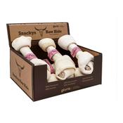 Dog Snack Gloria Snackys Rawhide Veal 20-23 cm Knot 6 Pieces