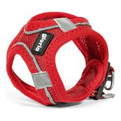Dog Harness Gloria Air Mesh Trek Star Adjustable Red Size XXXS (18-20 cm) image