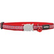 Dog collar Red Dingo STYLE UNION JACK FLAG 31-47 cm