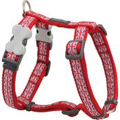 Dog Harness Red Dingo STYLE UNION JACK FLAG 36-54 cm Red 30-48 cm image
