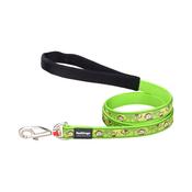 Dog Lead Red Dingo STYLE MONKEY LIME GREEN 15mm x 120 cm image
