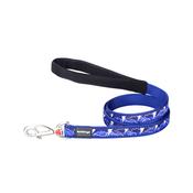 Dog Lead Red Dingo STYLE LIGHTNING Navy Blue 2 x 120 cm image