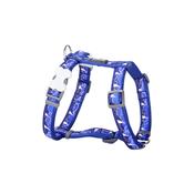 Dog Harness Red Dingo STYLE LIGHTNING 36-54 cm Navy Blue 30-48 cm image