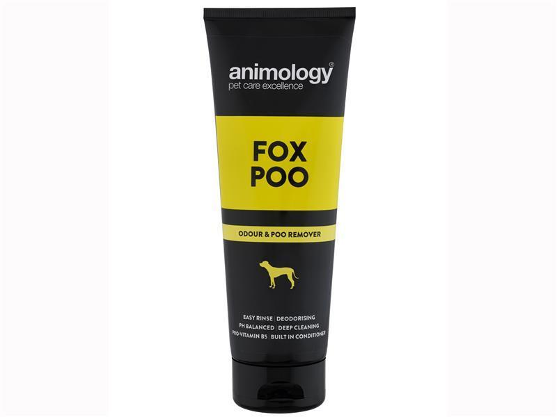 Animology Fox Poo Shampoo 250ML - Odour & Poo Remover, Easy Rinse, Deodorising, pH Balanced, Deep Cleaning