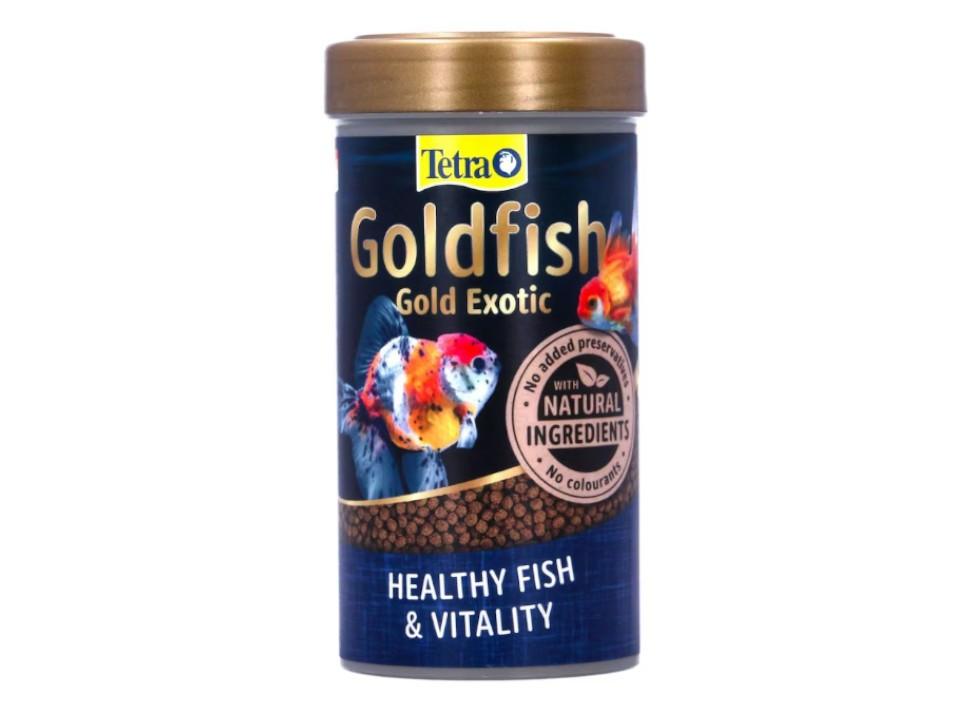 Tetra Goldfish Gold Exotic Fish Food 80G Premium for health, colour and vitality