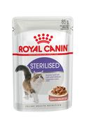 ROYAL CANIN Sterilised Adult In Gravy Wet Cat Food 85g image