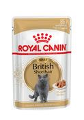 ROYAL CANIN British Shorthair Adult In Gravy Wet Cat Food 85g image