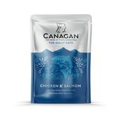 CANAGAN CHICKEN &amp; SALMON POUCH FOR ADULT CATS image