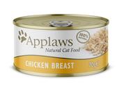 APPLAWS CHICKEN 70G CAT FOOD TIN image