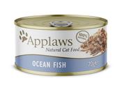 APPLAWS OCEAN FISH 70G CAT FOOD TIN image