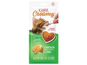 CATIT CREAMY TREATS CHICK&amp;LAMB 4PK) image