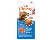 CATIT CREAMY TREATS SALM&amp;PRAWN 4PK image