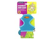 ANCOL SMALL ANIMAL MESH HARNESS&amp;LEAD MED TEAL image