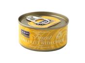 FISH 4 CATS  TUNA &amp; CHEESE 70G CAT FOOD TIN image