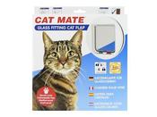 PETMATE GLASS FITTING 4-WAY CAT FLAP image