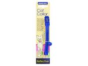ANCOL GLOSS REFLECTIVE CAT COLLAR BLUE image
