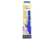 ANCOL REFLECTIVE SOFTWEAVE CAT COLLAR BLUE image