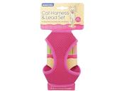 ANCOL CAT HARNESS &amp; LEAD SET PINK MEDIUM image