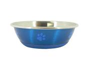 CHEEKO SUPER FUSION BLUE FASH PET BOWL 350ML 5" image