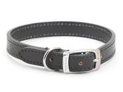 ANCOL SEWN LINED COLLAR BLACK 12" S1 image