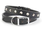 ANCOL SEWN STUDDED COLLAR BLACK 14" S2 image