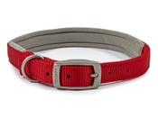 ANCOL VIVA PADDED NYLON COLLAR RED 18" S4 image