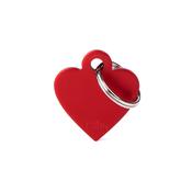 BASIC ALUMINIUM HEART ( 4 LINES OF PRINT )