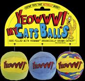 YEOWW CATNIP CATS BALLS 3PK image