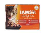 IAMS CAT DELIGHTS LAND&amp;SEA JELLY 12PK85G image