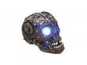 NOBBY Aqua Ornaments "CYBORG SKULL" with LED 20.8 X 13.7 X 15CM image