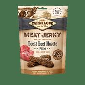Carnilove Jerky Beef &amp; Beef Muscle Fillet dog treats image