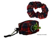 SOHO TARTAN POOP BAG HOLDER &amp; SCRUNCHIE image