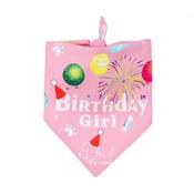 Pink Birthday Girl Dog Bandana image