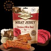 Carnilove Meat Jerky Chicken &amp; Wild Boar Bar dog treats image