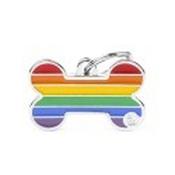 Rainbow Big Bone ID Tag image