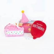 ZIPPY PAWS Pup Birthday Box Pink image
