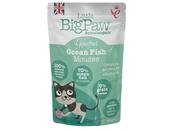 BIG PAW FISH MOUSSE CAT POUCH 85G