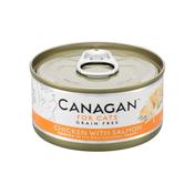 CANAGAN CHICKEN WITH SALMON WET CAT FOOD TIN image