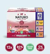 Naturo Cat Paté Pouch Selection 85g x 12 image
