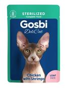 Gosbi Delicat with chicken &amp; shrimp loaf - Complete diet for sterilized cats 70g image